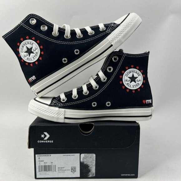 Converse Chuck Taylor All Star High “Embroidered Hearts” 2024 - Picture 2 of 3